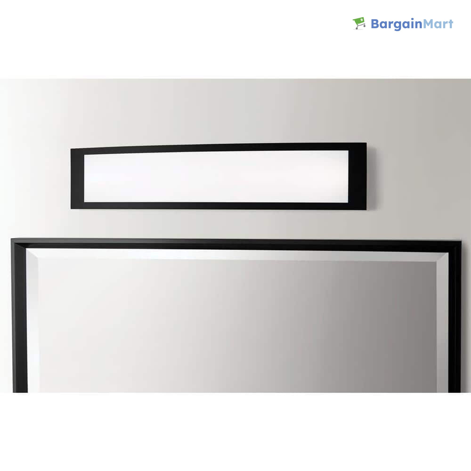 Hampton Bay Woodbury 24.5 in. Matte Black LED Vanity Light Bar