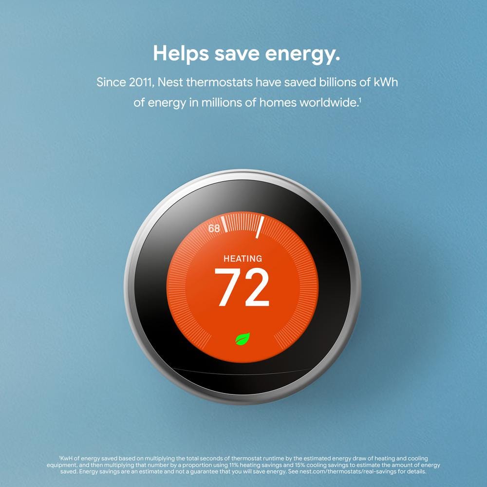 Nest Learning Thermostat - Smart Wi-Fi Thermostat - Copper