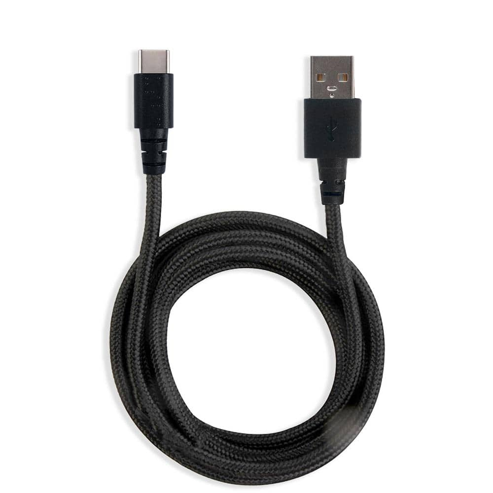 9 ft. Braided Cable for USB to USB-C